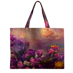 Floral Blossoms  Zipper Mini Tote Bag by Internationalstore