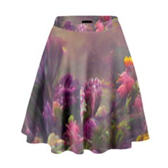 Floral Blossoms  High Waist Skirt by Internationalstore