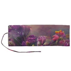 Floral Blossoms  Roll Up Canvas Pencil Holder (m) by Internationalstore
