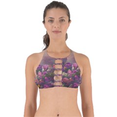 Floral Blossoms  Perfectly Cut Out Bikini Top by Internationalstore