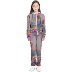 Floral Blossoms  Kids  Tracksuit by Internationalstore