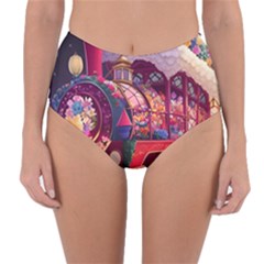 Fantasy  Reversible High-waist Bikini Bottoms by Internationalstore