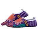 Colorful Shapes On A Purple Background Women s Sock-Style Water Shoes View2