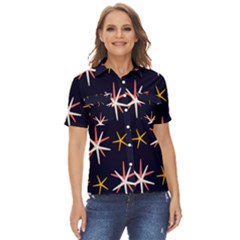 Starfish Women s Short Sleeve Double Pocket Shirt