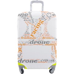 Drone Racing Word Cloud T- Shirt F P V Freestyle Drone Racing Word Cloud T- Shirt (3) Luggage Cover (large) by ZUXUMI