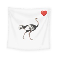 Ostrich T-shirtsteal Your Heart Ostrich 05 T-shirt Square Tapestry (small) by EnriqueJohnson