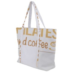 Pilates T-shirtif It Involves Coffee Pilates T-shirt Zip Up Canvas Bag by EnriqueJohnson