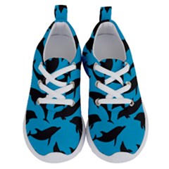 Dolphin Silhouette Pattern Running Shoes