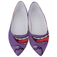 Purple Funny Monster Women s Low Heels by Sarkoni
