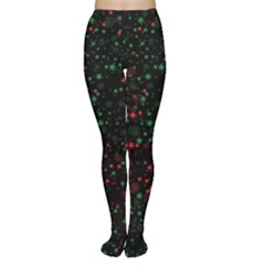 Confetti Star Dot Christmas Tights by uniart180623