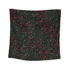 Confetti Star Dot Christmas Square Tapestry (small) by uniart180623