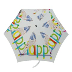 Happy Mini Folding Umbrellas by SychEva