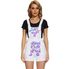Daisies In Bloom T- Shirt Daisy Iris Heart Flower Floral Pattern Daisies T- Shirt Short Overalls by EnriqueJohnson