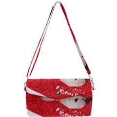 Lips -25 Removable Strap Clutch Bag by SychEva
