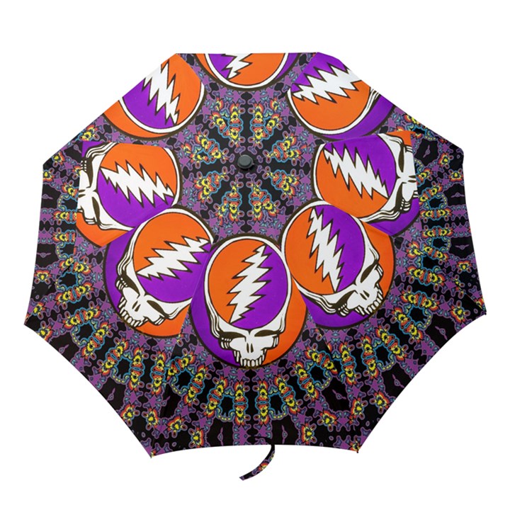 Gratefuldead Grateful Dead Pattern Folding Umbrellas