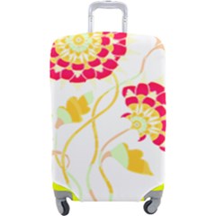 Flowers Art T- Shirtflowers T- Shirt (15) Luggage Cover (large) by EnriqueJohnson