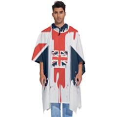 Union Jack England Uk United Kingdom London Men s Hooded Rain Ponchos by uniart180623