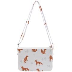 Fox Animal Wild Pattern Double Gusset Crossbody Bag by Ket1n9