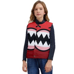 Funny Angry Kid s Button Up Puffer Vest	 by Ket1n9