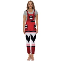Funny Angry Women s Pinafore Overalls Jumpsuit by Ket1n9