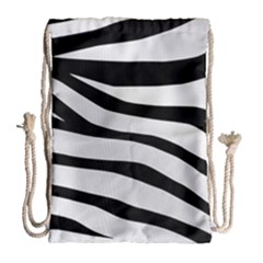 White Tiger Skin Drawstring Bag (large) by Ket1n9