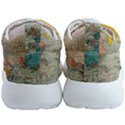 Vintage World Map Mens Athletic Shoes View4