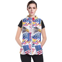 United States Of America Usa  Images Independence Day Women s Puffer Vest by Ket1n9