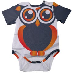 Owl Logo Baby Short Sleeve Bodysuit by Ket1n9