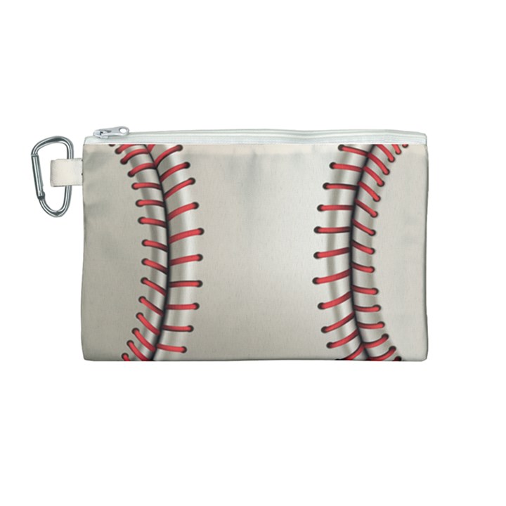 Baseball Canvas Cosmetic Bag (Medium)