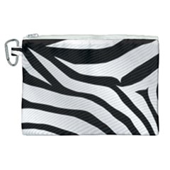 White Tiger Skin Canvas Cosmetic Bag (xl) by Ket1n9