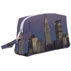 Skyline-city-manhattan-new-york Wristlet Pouch Bag (large) by Ket1n9