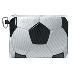 Soccer Ball Canvas Cosmetic Bag (xl) by Ket1n9