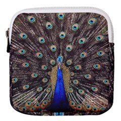 Peacock Mini Square Pouch by Ket1n9
