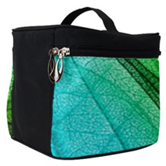 Sunlight Filtering Through Transparent Leaves Green Blue Make Up Travel Bag (small) by Ket1n9