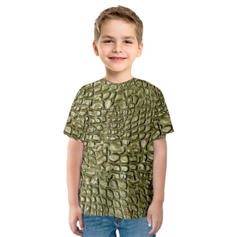 Aligator-skin Kids  Sport Mesh T-shirt by Ket1n9