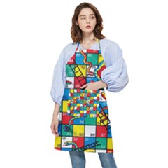 Snakes And Ladders Pocket Apron by Ket1n9