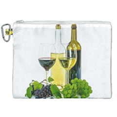 White-wine-red-wine-the-bottle Canvas Cosmetic Bag (xxl) by Ket1n9