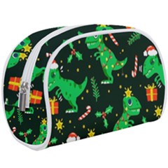 Christmas Funny Pattern Dinosaurs Make Up Case (large) by Ket1n9