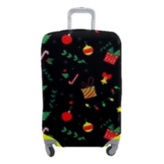 Christmas Pattern Texture Colorful Wallpaper Luggage Cover (small) by Ket1n9