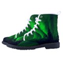 Aurora-borealis-northern-lights- Women s High-Top Canvas Sneakers View2
