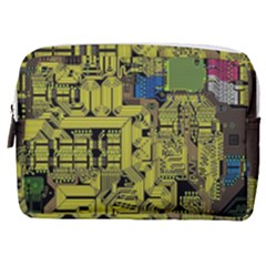 Technology Circuit Board Make Up Pouch (medium) by Ket1n9