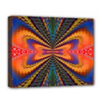 Casanova Abstract Art-colors Cool Druffix Flower Freaky Trippy Deluxe Canvas 20  x 16  (Stretched)