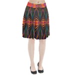 Casanova Abstract Art-colors Cool Druffix Flower Freaky Trippy Pleated Skirt