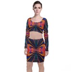 Casanova Abstract Art-colors Cool Druffix Flower Freaky Trippy Top and Skirt Sets
