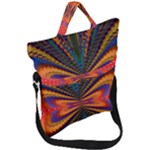 Casanova Abstract Art-colors Cool Druffix Flower Freaky Trippy Fold Over Handle Tote Bag