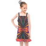 Casanova Abstract Art-colors Cool Druffix Flower Freaky Trippy Kids  Overall Dress