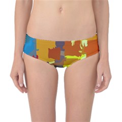Abstract-vibrant-colour Classic Bikini Bottoms by Ket1n9