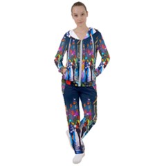 Abstract-vibrant-colour-cityscape Women s Tracksuit by Ket1n9