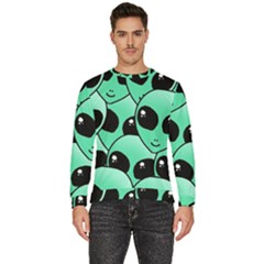 Art Alien Pattern Men s Fleece Sweatshirt by Ket1n9
