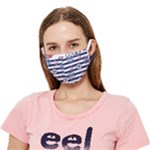 Seamless-marine-pattern Crease Cloth Face Mask (Adult)